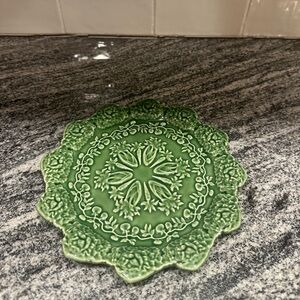 Rabbit Green by BORDALLO PINHEIRO Accent Salad Plate